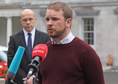 Donnchadh Ó Laoghaire TD congratulates Leaving Cert students