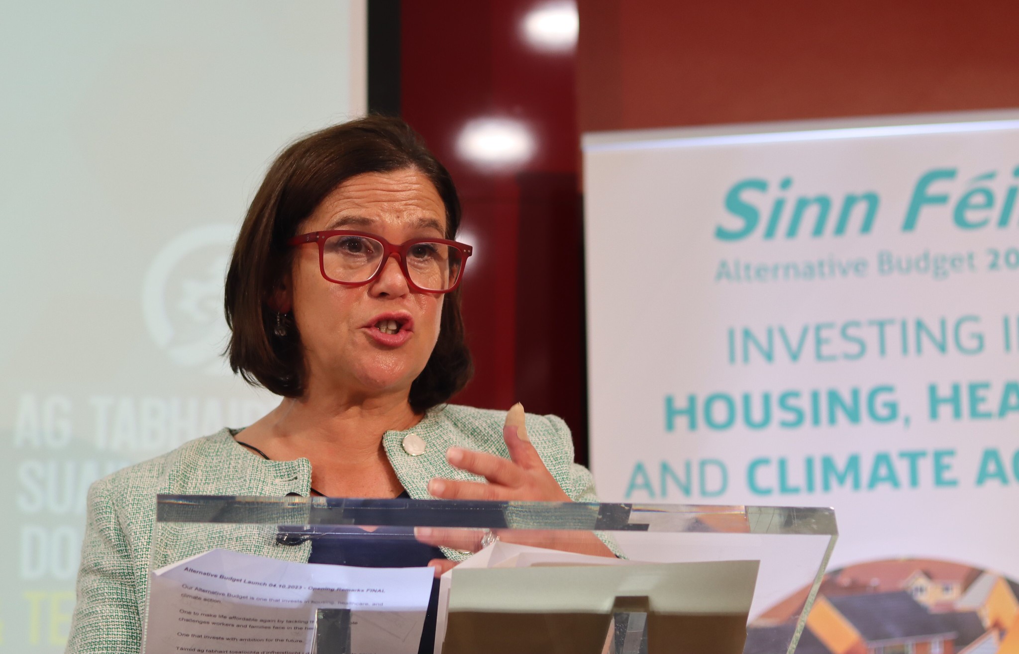 Sinn Féin Alternative Budget 2024 Investing in Housing, Health and