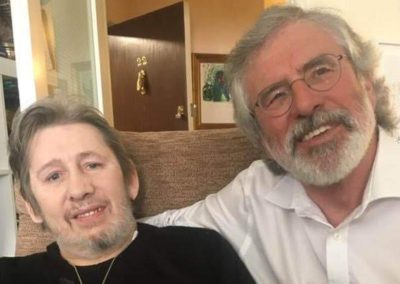 Gerry Adams expresses his sadness at death of Shane MacGowan