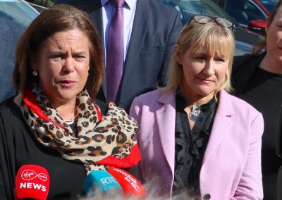 Mary Lou McDonald TD pays tribute to colleague and friend Imelda Munster TD as she announces she will not seek re-election