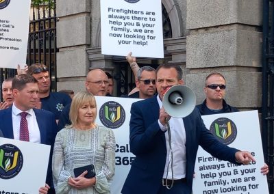 Retained firefighters on brink of industrial action as a result of Darragh O’Brien’s failure to deliver on promises – John Brady TD