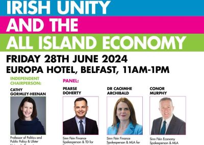 Irish Unity will strengthen the Economy – Doherty